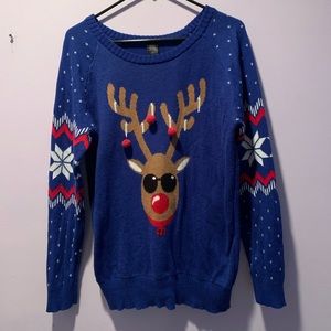 Blue Christmas Sweater